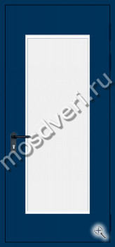 Дверь металлическая одностворчатая противопожарная EIW60 - купить от производителя Мосдвери Дверь металлическая одностворчатая противопожарная EIW60