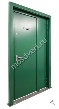 Входная дверь с терморазрывом зеленый порошок - купить от производителя Мосдвери Входная дверь с терморазрывом зеленый порошок